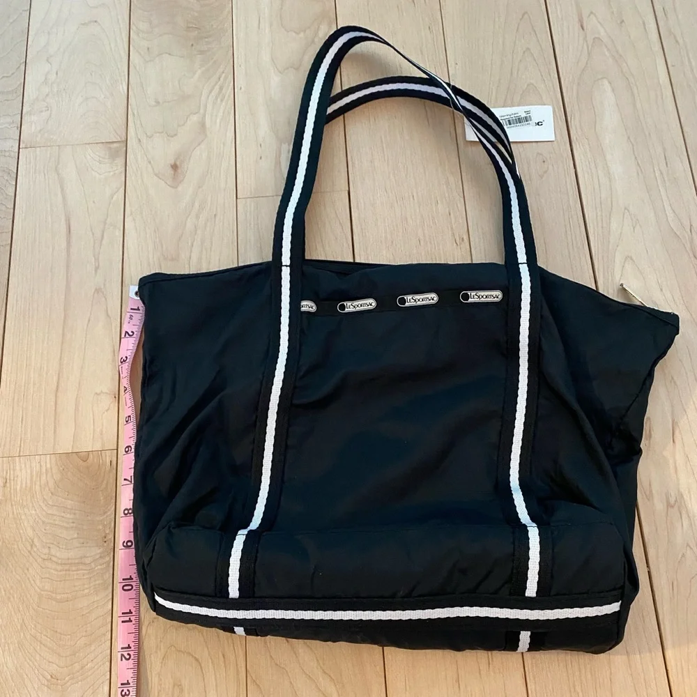 LeSportsac Large Nolita Tote Black and White Spectator